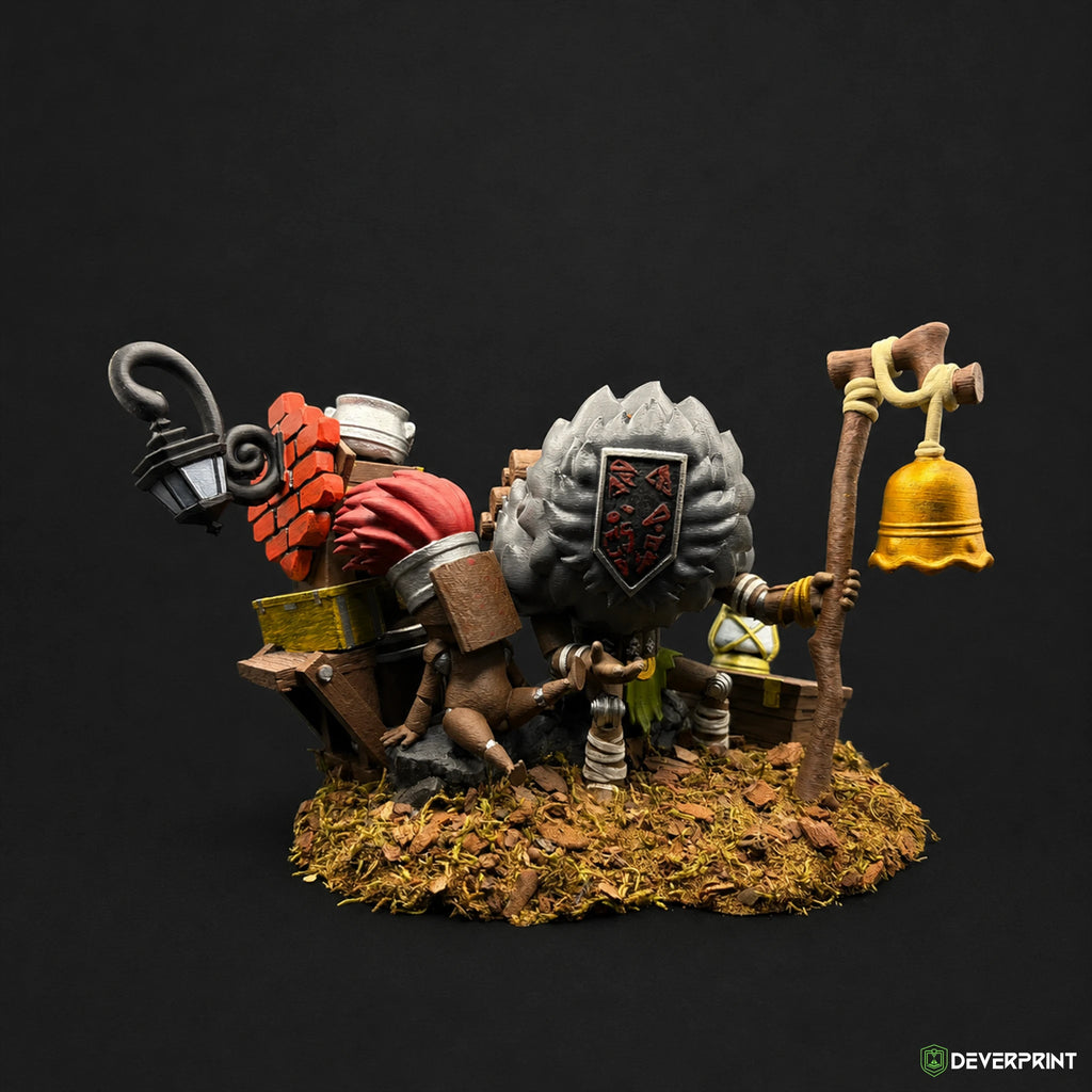 Diorama Noco & Monoco 20 cm – Clair Obscur: Expedition 33 – Statue de collection