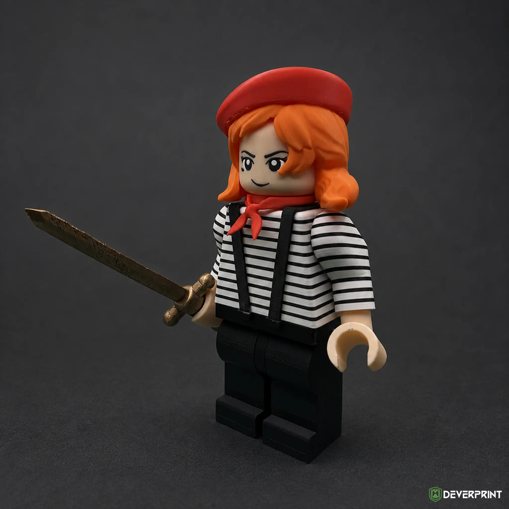 Figurine Maelle style briques de construction – 23 cm