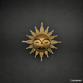 Broche Esquie en résine peinte – 6 cm