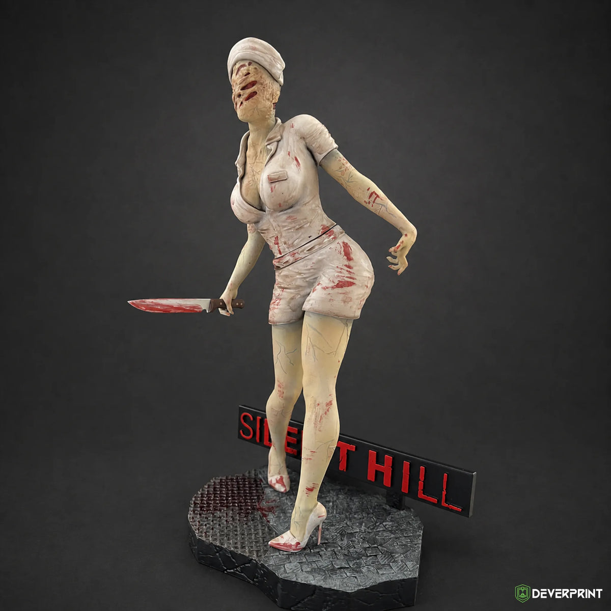 Figurine Infirmière – Silent Hill | 40 cm avec socle